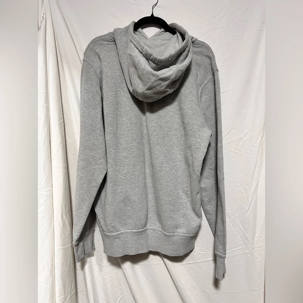 The North Face Heather Gray Pullover Hoodie Sweatshirt Cozy Cotton Warm Casual